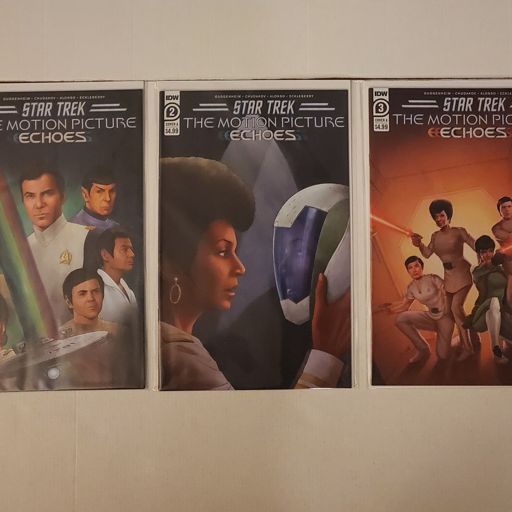 Star Trek The Motion Picture Echoes #1 2 3 1st Print NM IDW Comics